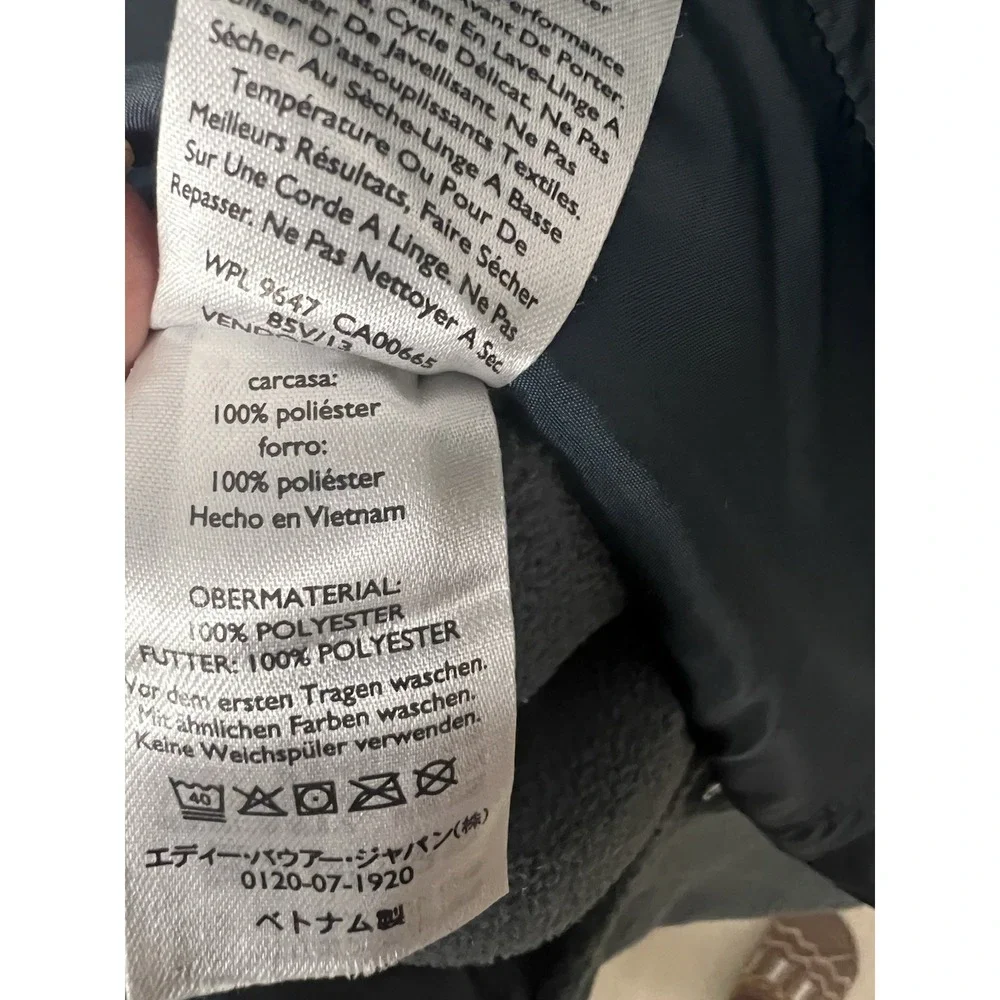 Eddie Bauer Lynden Fleece Parka‎ In Storm Size XL Dark Grey Pockets